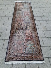 Schöner Orientteppich , Kaschmirseide , Läufer / Galerie , 280cm x 80cm , 2799DM