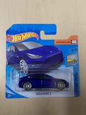 Hot Wheels Tesla Model 3 blau