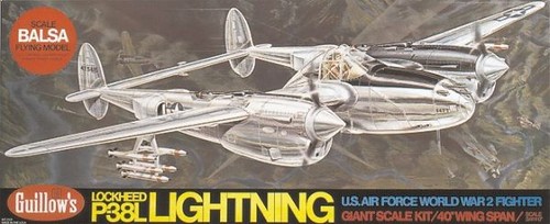 Krick guillow 38 lightning - p-38,