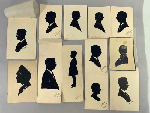 Vintage antike silhouette - 12,