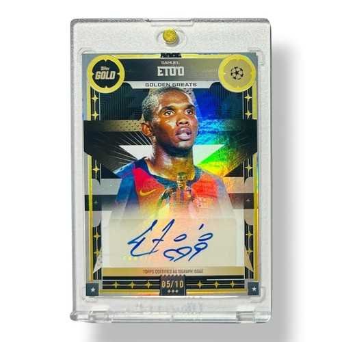 Samuel eto auto topps - auto,