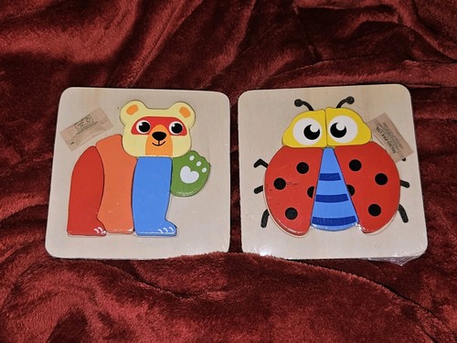 Verschieden holzpuzzle für - 2x,