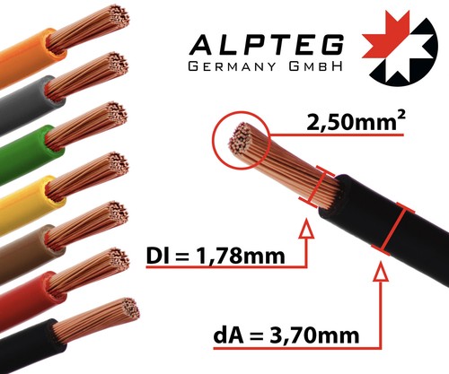 H07v 5mm leitung litze - 2,5mm²,
