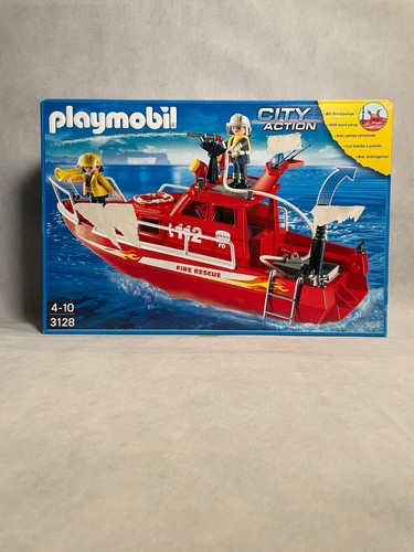 Playmobil 3128 feuerlöschboot - playmobil,