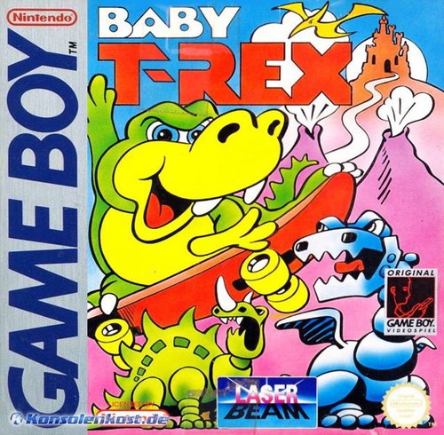 Nintendo gameboy baby t - gameboy, t-rex