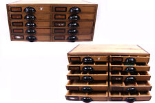 antiker Apothekerschrank