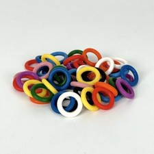 Birdsparadise - Elastische Geflügelringe Vogelringe - 10 Ringe - Ø 10, 12, 14mm