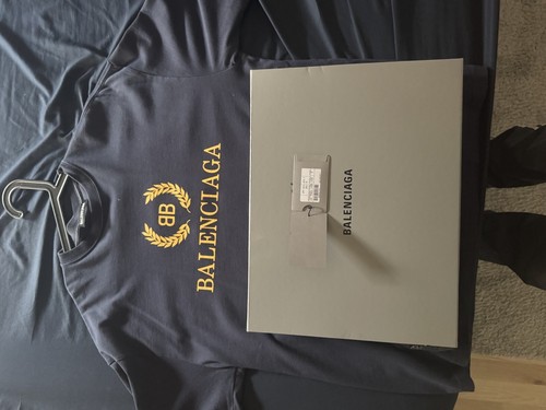 Balenciaga shirt navy - balenciaga,