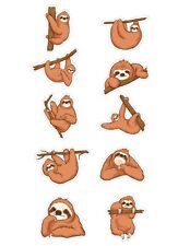 Stanzteile Süße Faultiere Karten Basteln Deko Scrapbooking