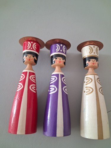 3er set kerzenhalter - set,