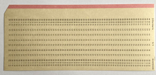 Ibm deutschland ziffernkarte - deutschland, 1