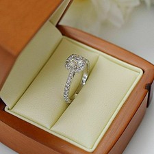 Runder 2,0 Karat simulierter