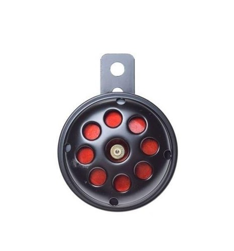 Motorrad hupe schwarz rot - hupe, schwarz-rot