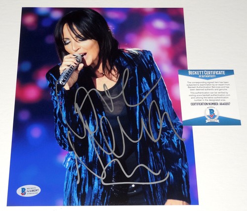 Nena autographed 8x10 color - nena,