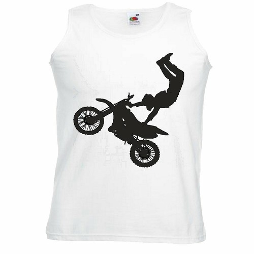Tank top motocross silhouette - tank,