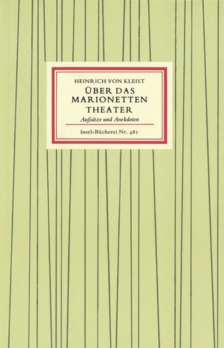 über das marionettentheater - das,
