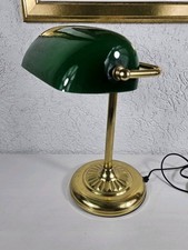 Bankerleuchte Lampe Tischlampe Schreibtischleuchte Grün 36cm