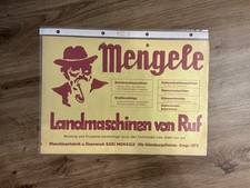 Orig. MENGELE Programm Landmaschinen Prospekt Brochure Traktor Schlepper E6