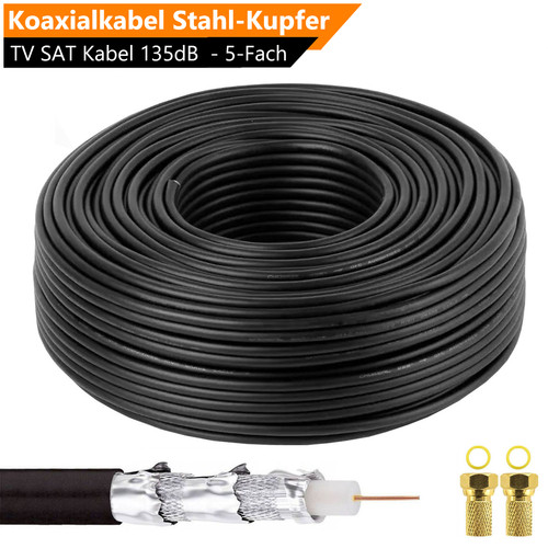 Koaxialkabel 135db fach - 135db, 5-fach