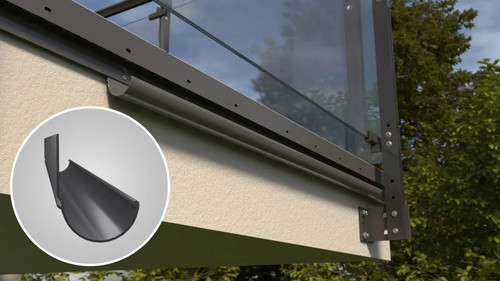 Aluminium dachrinnen system - aluminium,