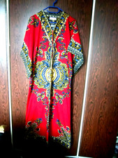 BATIK Hand made KAFTAN BW rot