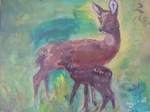 Schöne ältere gouache - schÖne,