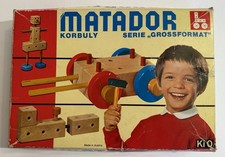 Matador Korbuly Holzbaukasten  Serie Grossformat  Made in Austria Ki 0