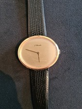 J.Chevalier Swiss Made Mechanische Uhr Handaufzug Läuft Vintage Damenuhr