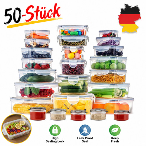 Frischhaltedosen 50er set - frischhaltedosen,