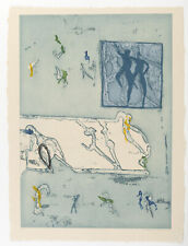 Werner Berges handsigniert nummeriert 12/36 Farbradierung/Bütten 76 x 56,5 cm