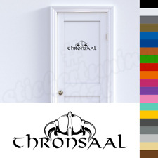 Wandtattoo THRONSAAL Wikinger