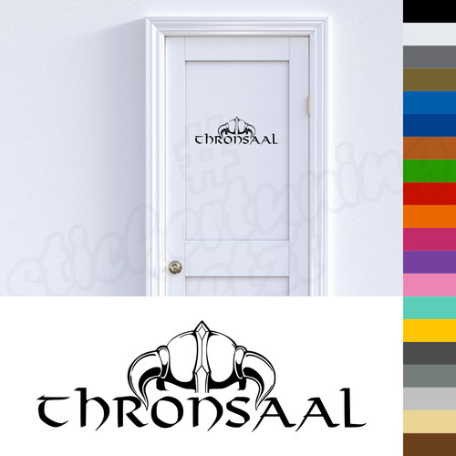 Wandtattoo thronsaal wikinger - thronsaal,