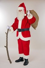 Nikolaus plüschanzug - nikolaus, im