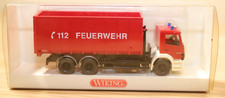 Wiking 6240134 MB Atego LKW Feuerwehr Abrollkipper OVP, H0, 1:87