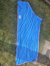 Fliegendecke, hellblau, Horse