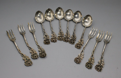 835 silber teelöffel und 6 - silber,