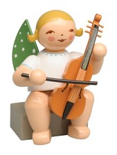 Wendt & Kühn, Engel mit Viola da Gamba, 650/86A, Neuheit 2025, elf Punkte