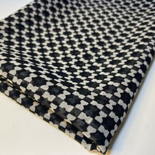 Geometrisch schwarz Chiffon