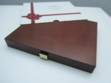 Edle Münzen Aufbewahrungs Box mit Hülle, geeignet für 12 Münzen bis Dm 55mm gebr