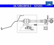 Brake hose ATE 24.1294-0010.3