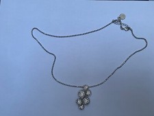 Edelstahl-Glitzerkette LR Joyce Kette 56 Cm Mit Anhänger Neu