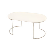 Luxuriöser ovaler weißer