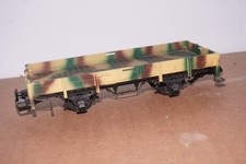 BOD/R] LGB Spur G 4010 Niederbordwagen wurde umlackiert Camouflage