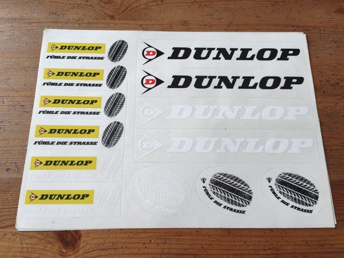 Dunlop sponsor sticker bike - dunlop, f.