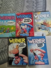Brösel Werner Vintage Comic Sammlung, 5 Stück, Kult Comics Zeichentrick