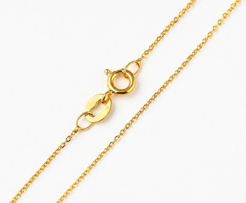 Halskette gold kabelkette - 9,