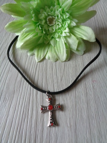 Einfache veloursleder choker - veloursleder,