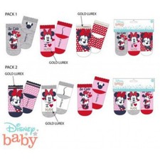 Neu 3 paar Minnie Maus Disney
