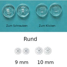 10 Paar NASEN PADS RUND für