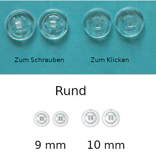 Paar nasen pads rund für - nasen,
